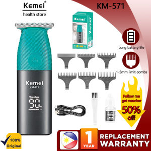 KEMEI KM-571 Razor Hair Cut Rechargable Cliper For Hair Cut Hair Clipper For Man Hair Trimmer Resor For Hair Type-C Razor Hair Cut Trimmer Razor