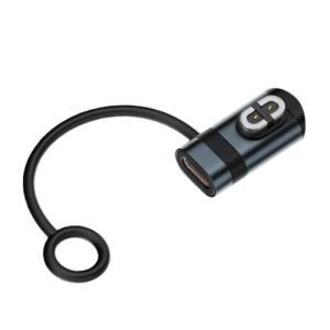 ตัวแปลงแม่เหล็กอะแดปเตอร์ตัวต่อที่ชาร์ทชนิด C พร้อมสายคล้องสำหรับอะแดปเตอร์เครื่องชาร์จหูฟัง AS100 ASC100SG