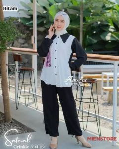 DEA ONE SET SABLON CRINKLE | SETELAN WANITA SABLON CRINKLE TERBARU | setelan wanita kekinian 2022 setelan kekinian 2022 viral one set wanita terbaru setelan viral wanita dewasa setelan wanita crinkle one set wanita terbaru