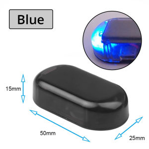 Universal Car Solar Energy Warning light LED Flash Light Car Power Alarm Lamp Car Fake Solar Power Alarm Lamp Security System Warning Theft Flash Blinking Anti-Theft Caution LED