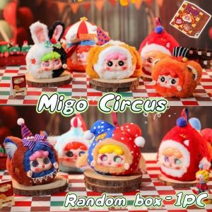 In Stock Baby Three Migo Dreamland Circus Plush Series Blind Box  Trendy Play Ornament Doll Decoration Fans Girl Christmas Gift