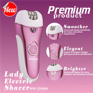 KM-189A USB Epilator Electric Hair Removal Women Men Body Hair Shaver Face Leg Pubic Hair Trimmer Pencukur Bulu Ketiak