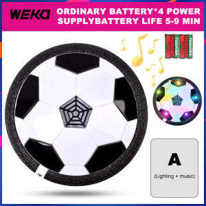 WEKO Intelligent levitating soccer Levitating on the floor USB charging Suitable for smooth flooring Elastic pearl cotton with light and music wrapping No harm to furniture No harm to feet Eco-friendly materials Birthday gift