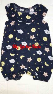 ROMPER BABY BELLE FREE BONNET HAT JUMPER BAYI USIA 3-15 bulan