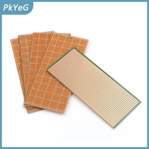 PkYeG 5 cái 6.5x14.5cm stripboard veroboard Uncut PCB platine duy nhất bên bảng mạch