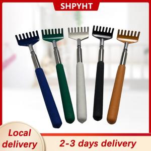 [COD] Ship within 24 hours Steel Retractable Itching Rake Scratcher Telescopic Massage Tool Back Scratcher