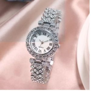 Jam Tangan Wanita Diamond Mewah Elegan Fashion Stainless Steel - Jam Tangan Wanita Import Terbaru 2022