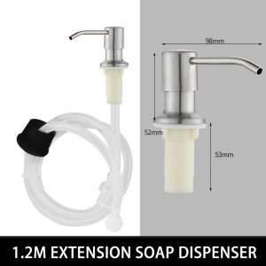 Soap Dispenser Kitchen Sink Liquid Soap Dispenser Dishwashing Pump Extension 1Meter Tube Kitchen Accessories