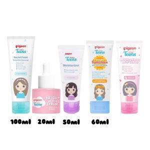 PIGEON TEENS Paket Skincare Pemula Mencerahkan Kulit Wajah Kusam