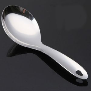 Muỗng Inox Múc Canh Inox Hàng Đẹp Chắc Chắn Tặng Kèm Móc Dán Treo Tường 3 D Tiện Lợi