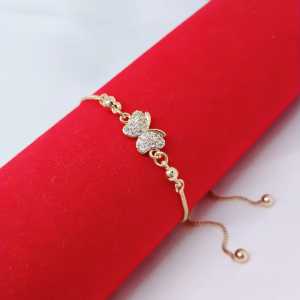 Gelang Serut Wanita Aksesoris Fashion Awet Tahan Lama Anti Karat Cocok Untuk Harian G2-4E