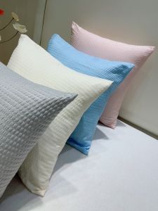 [CASE ONLY]  15inch Throw Pillow Case Soft and Breathable Throw Pillow Case 100% Cotton Cushion Cover