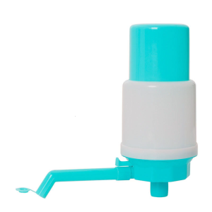 Portable Manual Bottle Water Press Pump with Protective Spout Cover Water Dispenser for Home Office and Outdoor Use