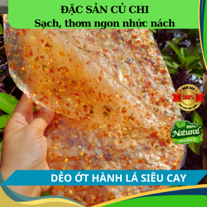 1kg Bánh tráng phơi sương dẻo ớt hành lá siêu cay - Đặc sản Củ Chi - Dành cho tín đồ thích ăn cay bánh dẻo mềm ăn là mê