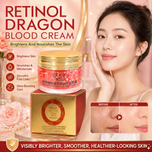 Retinol Dragon Blood Face Cream Nourishing Anti-Aging Cream Brightening Firming Skin Refining For Daily Use 视黄醇龙血膏 美肌亮泽素颜霜