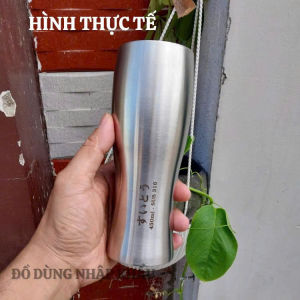 Cốc giữ nhiệt dáng cao 3 lớp inox 316 hàng Nhật Bản nhập khẩu dung tiich 450m