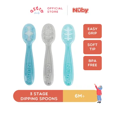 Nuby 3 Stage Dipping Spoons NB80913