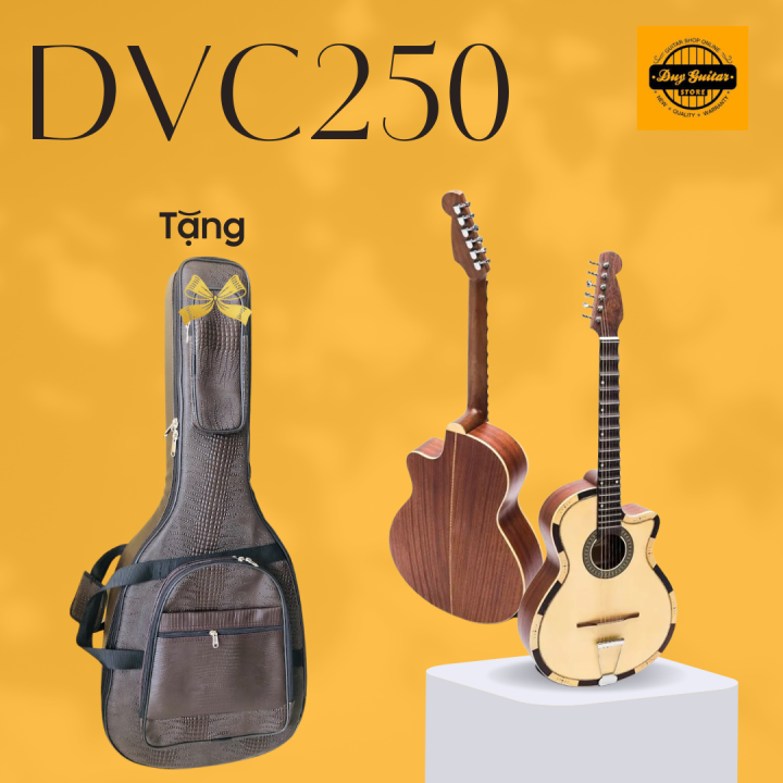 Đàn Ghitar vọng cổ DVC250 dòng guitar phím lõm chất lượng tốt âm thanh mùi Duy Guitar Store