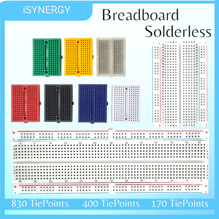 PCB Breadboard 830 400 170 TiePoints Solderless | Lazada PH