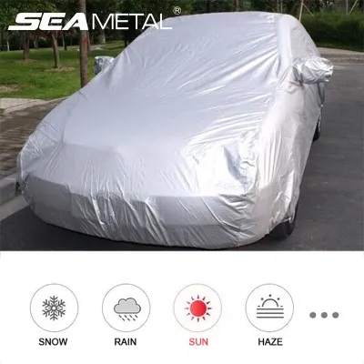 Outdoor Car Cover UV Protection Sunshade Snow Dust Resistant Rainptoof Auto Full Cover Universal for Hatchback Sedan SUV