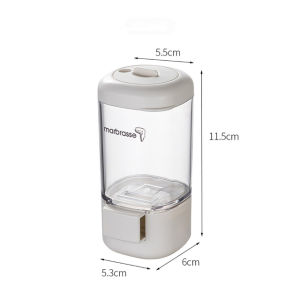 1/2pcs Press-Type Spice Jar Rotate Spice Salt Pepper Container Box 3 Kinds Holes Kitchen Seasoning Shaker Bottles