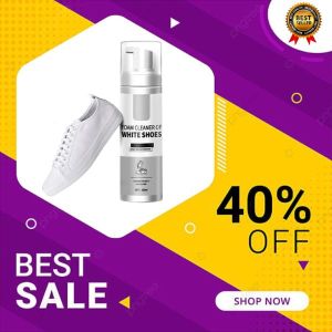 200ml White Shoes Foam Cleaner |White Shoes Foam Spray |Whitening Sneakers Cleaning Spray Care Shoe Cleaner No Washing / Easy To Clean / Handy Shoe Cleaner