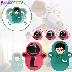 20pcs Squid Game Mini Cartoon Tumbler Funny Unzip Fidget Toy Swing Relieve Stress Relax ChildrenS Toy Christmas Birthday Gift