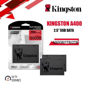 Kingston A400 SSD 500GB/1TB /2TBSATA Solid State Drive 2.5-inch Compatible with Laptops and Desktops