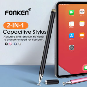 FONKEN Universal 2 in 1 Stylus Pen Magnetic Cap Capacitive Screen Touch Pen High Precision Drawing Smart Pencil for iPhone iPad Android Table
