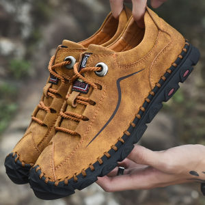 INLIKE Olahraga Keren Fashion Import Terbaru Sepatu Pria Sneakers Mendaki Gunung Sepatu Hiking Ringan Anti Slip Casual Touring Cowok Dewasa 224