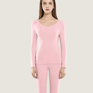 ชุดชั้นในสตรีฤดูหนาวบางเฉียบที่มองไม่เห็นอบอุ่น Slim Fit ชุดชั้นในที่อบอุ่นอย่างรวดเร็ว