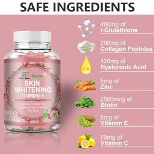 No side effects Jelly Candy Glutathione Gummy Whitening Brightening additivefree