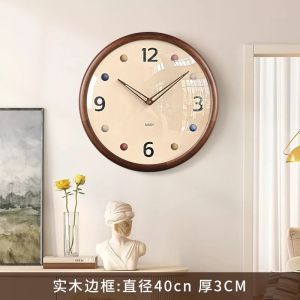 Sacesr Mid-century Modern Creative Wall Clock Modern Minimalist Living Room Creative Wall Clock Dining Room High-end Home Decor FYWC 9H4B3