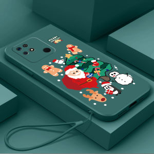 เคสสำหรับ Redmi 10C-4G 10 Redmi 6A Redmi 5A Redmi 9เคสโทรศัพท์สไตล์คริสต์มาสเคส TPU แบบนิ่ม