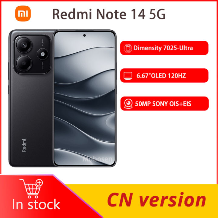Ois Smartphone Xiaomi Redmi Note 14 5G Smartphone Dimensity