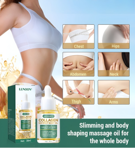 💕Firming Belly Legs Buttocks Slimming and Body Shaping Massage Oil for the Whole Body No-Wash Meridian-Clearing按摩油