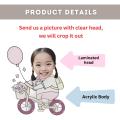 【Mach Photo】Customised Shaking Head Decor Cute Solar and Battery Dual Mode Acrylic Personalised Gift. 