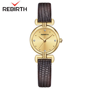Rebirth Jam Tangan Wanita 2083 Korean Elegan Style Tali Kulit Kuarsa Jam Tangan Cewek