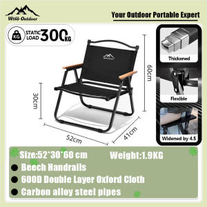 Camping chair Outdoor Folding Chair Lightweight Portable Compact Design for Easy Carrying