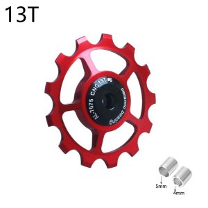 BLACKON Road Bike 16T 17T Rear Derailleur Jockey Wheel Rear Guide Wheel Guide Cycle Bike Jockey Wheel Bike Rear Derailleur Bicycle Rear Pulley Bike Ceramic Bearing Guide