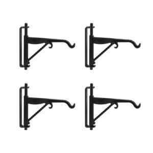 4Pieces Metal Hangers Wall Mount Hooks For Miniature Doll House Scene Display Craft Model Project Accessories