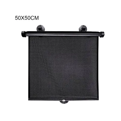 【Big-Sales】 ORWHITE SHOP Car Side Window Sun-Shade Black Retractable Sunshade Roller Blinds Cars Windscreen Sunshade Auto Truck