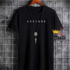 Kaos distro bandung  terbaru 2021/ 4SECOND Kaos distro wanita/pria / kaos jumbo S M L XL XXL / kaos Big Size S M L XL XXL /  Baju cowok dewasa RN Distro
