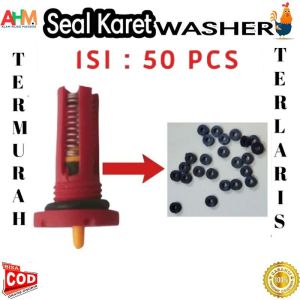 Paket 25&50 Pcs Seal Karet Washer Valve Silikon TMO Tempat Minum Otomatis Kandang Ayam Boiler Unggas