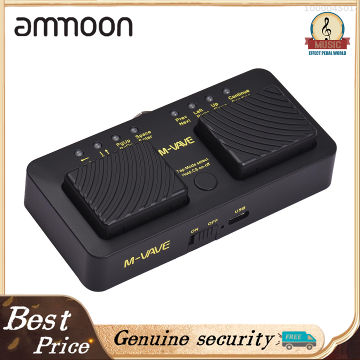 Pedal De Viragem De Páginas Sem Fio M-vave Cube Turner Pro S Pedal De Viragem De Páginas Sem Fio M-vave Cube Turner Pro S