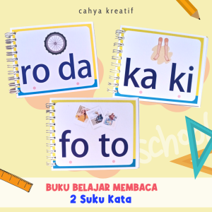 BUKU BELAJAR MEMBACA 2 SUKU KATA