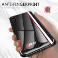 ZeroQiQi Case For Realme 12x 5G Famous Racing Car Logo Phone Case For boys Case Modified Stripe Design Carbon Fiber Tempered Glass Back Cover Casing. 