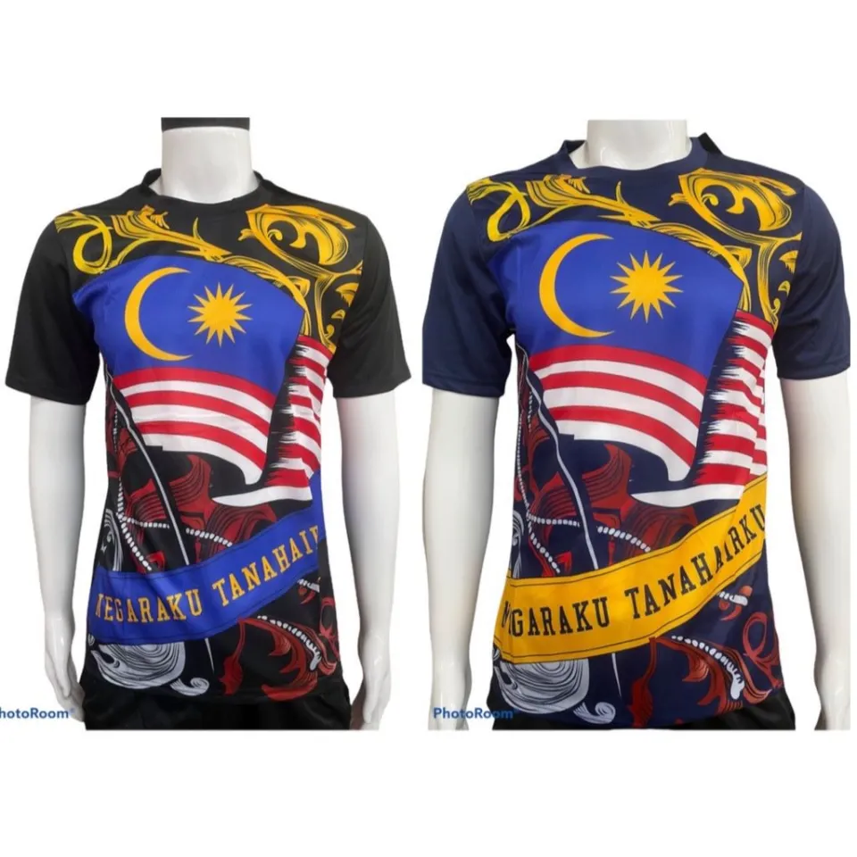 Jersey Men T shirt Pattern MALAYSIA Tshirt Baju Bendera MALAYSIA Lazada