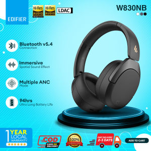 Edifier W830NB Wireless Over-ear Headphones with Active Noise Cancelation