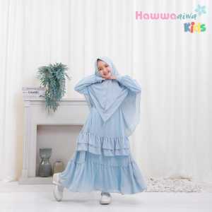 REALPIC Gamis Anak Syari NADINE Kids  Set by Hawwa aiwwa Kids - Realpic